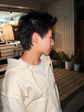 スウェル 船橋店(Swell) #ベリーショート#ダークアッシュ#ニュアンスパーマ#韓国マッシュ