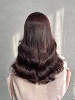 ソイ(soi) ロングヘアにラベンダーピンク