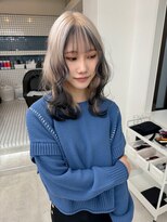 メイドバイスティーン(MADE BY STEEN) ▼ホワイトベージュ/デザインカラー/裾カラー/エンドカラー