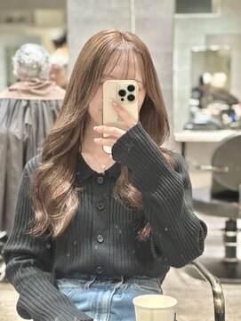 アクション 心斎橋店(ACTION) ハイトーンカラー　ミルクティーベージュ　くすみベージュ