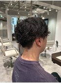 刈り上げマッシュ×シャドウパーマ