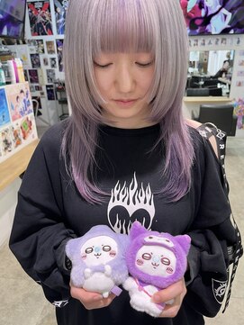 サロウィン 新潟万代店(SALOWIN) モモンガ×クロミ　概念カラーハイレイヤー姫カット