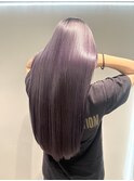 【暖音】ラベンダーグレージュで可愛い艶カラー♪