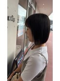 切りっぱなしボブ