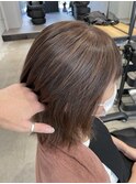 白髪ぼかしハイライト