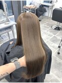 黒髪カタログ/クラゲヘアー/オリーブグレー/栄