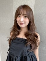 レーヴバイロンド 仙台(Reve by Lond)&nbsp;レイヤーカット髪質改善ココアベージュ前髪カット小顔仙台韓国