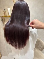 ジーナ 高槻(Zina) 髪質改善*潤いピンクブラウン*美髪【Zina高槻】