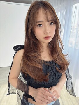 アンジェリカ 京都駅前店(ANGELICA JR) ANGELICA ハニーブラウン レイヤーカット 髪質改善