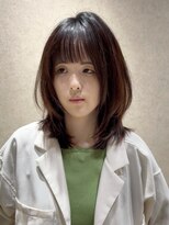 ジアン バイ ミルボン 西宮ガーデンズプラス(GIEN by milbon) くびれレイヤーカット/ミディアムレイヤー/くびれヘア