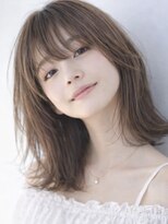 ムーン 仙台一番町店(OON)&nbsp;くびれレイヤー/ミルクティーベージュ/ミディアムレイヤー/仙台