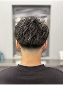 テーパーフェード×フェザーアップ