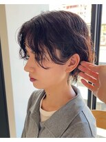 リプロ(Repro)&nbsp;【くせ毛カット】パーマ風ショートボブ