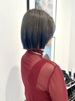 ハイブ 金沢(Hive)&nbsp;20代グラデーションカラー　切りっぱなしボブ