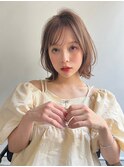 Aimee 町田 くびれボブ×ミルクティーベージュ