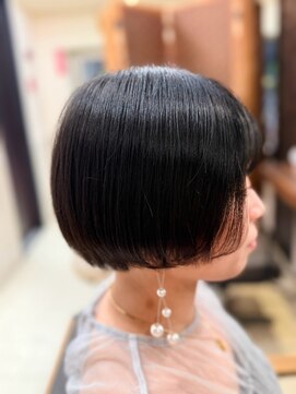 ヘアリゾート粋 ティガ 池袋店(tiga) ショートボブ/艶髪/黒髪ショート