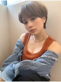 【山田】アフロート　小顔ひし形丸みショートマッシュ