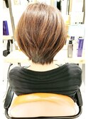 20代30代40代50代ラウンドCカーブカット×ナチュラルショート