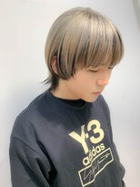 テトヘアー(teto hair)&nbsp;ツートーンカラー、インナーカラー、ローライト、マッシュウルフ