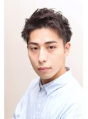 【ヨシザワ人形町】アップバングツーブロックショートスパイラル