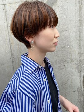 モリオ フロム ロンドン 大宮2号店(morio from London) 【なかじま ひびき】うざバング×マッシュショート