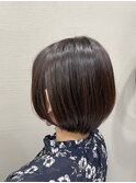 丸みの可愛いミニボブ♪