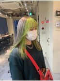 【恵比寿ro-ro】イルミナxシルバー+グリーンイエロー