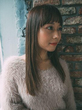 美容室 グローブ 船橋店(globe) ラウンドバングのツヤストレート☆【船橋駅】