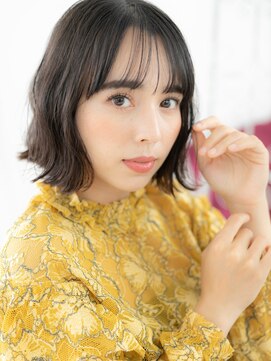 ドクターズサロン LAB 小山店 黒髪で好感度大！髪質改善ゆるふわ外ハネボブf小山20代30代40代
