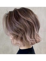 ヘア カラー ポート(Hair Color PORT) バレイヤージュボブ