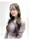 透明感◎柔らかベージュ＆モテレイヤーロング
