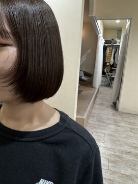 ラボヌールヘアーノーブル 新越谷店(La Bonheur hair noble) フェイスレイヤー/重め艶ボブ/極上髪質改善