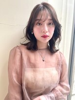 ビュートリアム265(BEAUTRIUM 265)&nbsp;マロンベージュ まろやかブラウン ミディアムボブ顔周りレイヤー