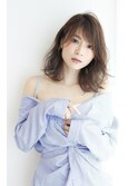 お手入れ簡単デジタルパーマ+艶カラー+モカベージュ神戸/東灘