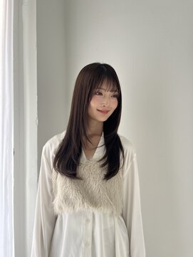 サンクチュアリー ウィズ コネクト(Sanctuary with connect) 黒髪レイヤースタイル