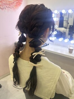 結婚式、２次元イベント、アイドルイベント～カジュアルなヘアセットをお手頃価格で何でもお任せ◎