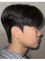 ノラ ヘアーサロン(NORA HAIR SALON)&nbsp;韓国シースルーマッシュカルマパーマダウンパーマ黒髪マッシュ