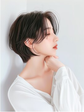 ラベスト キョウト(LOVEST) ハンサムショート/センターパート/地毛風カラー/レイヤーカット