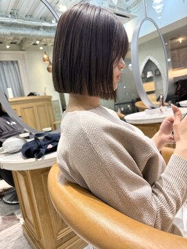 ロンド ロビン 栄(Lond robin) 韓国/前髪/縮毛矯正/レイヤー/ショートボブ/ボブ