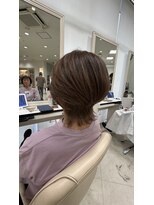 マイ スタイル 戸塚駅前店(My j Style)&nbsp;大人ショートボブ×ボブウルフ×マロンベージュ 大人ヘルシー