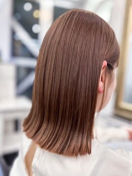 ミシェリー 新宿店(misherry) 骨格似合わせ小顔カットアッシュブラウン美髪艶髪ボブルフ