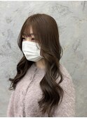 透明感グレージュカラー