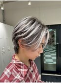 ルーブラックパーマメンズスペインカールスパイキーショートブ