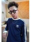 メンズスパイキーショートツイストピンパーマ【札幌】