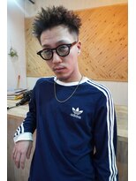 ロム 札幌大通(LOM)&nbsp;メンズスパイキーショートツイストピンパーマ【札幌】