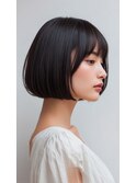 レイヤーカット/ボブ/髪質改善カラー/縮毛矯正/暗めカラー