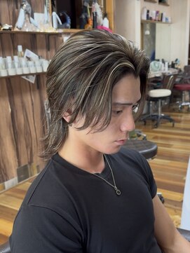 イエローコーン 金沢文庫店(YELLOW CORN) メンズハイライト/メンズメッシュ/メンズミディアム/メンズボブ