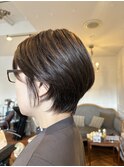 ショート　くびれショート　ハイライト