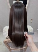 ナチュラルブラウン/韓国ヘア/髪質改善