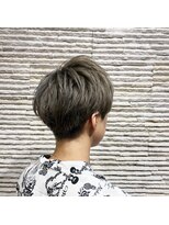 ビスイル 秋葉原店(Vis ill) メンズツーブロック刈り上げグレージュ髪質改善韓国